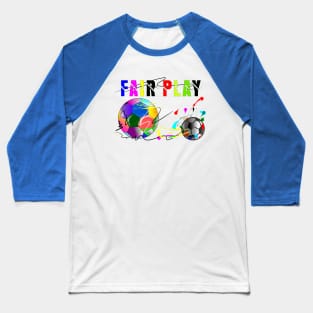 fair play football sport art Baseball T-Shirt